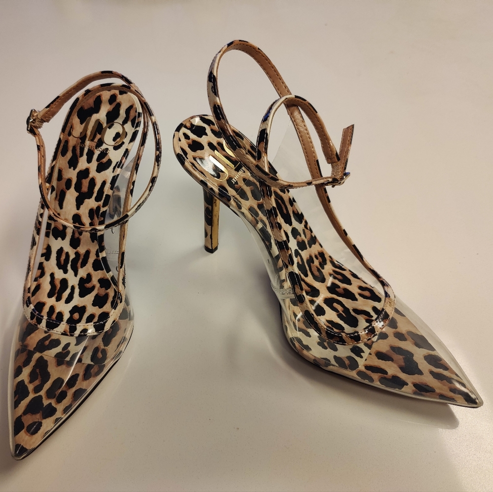 Jenifer Lopez J-Lo sexy leopard slingbacks